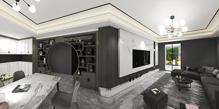 蒙城泓浩设计有限公司-金海湾111-装修设计方案