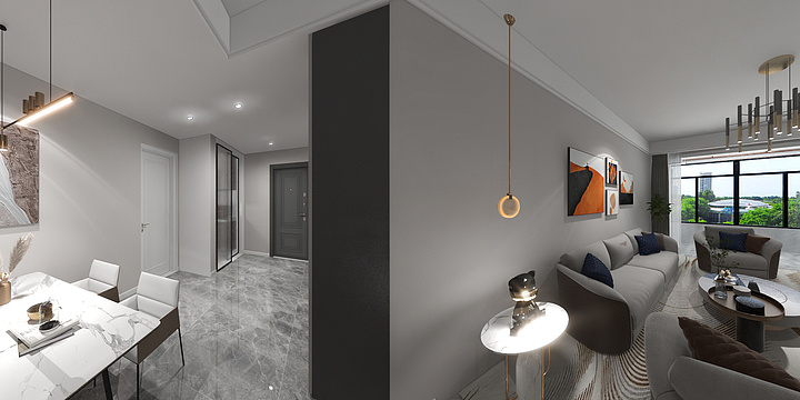 晟佳雅居装饰一泾阳店-秦御佳苑125平米-副本-副本-装修设计方案