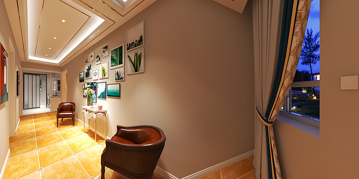 金钻全案设计-库尔德宁镇别墅-装修设计方案