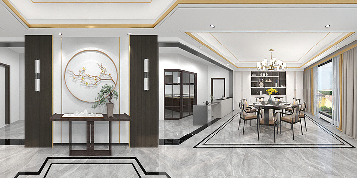 九创室内设计装饰-五联村.dwg-装修设计方案