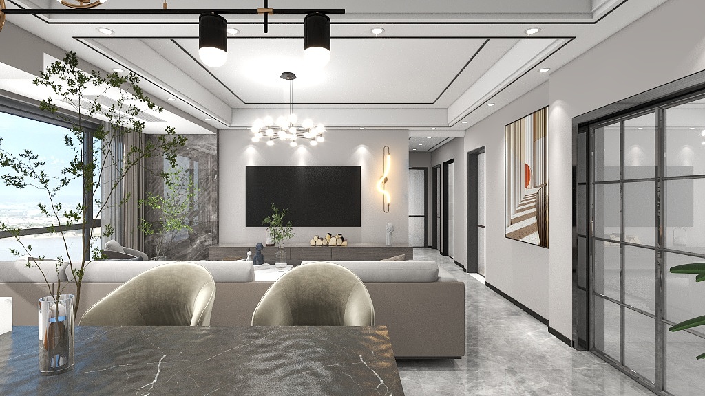 sixgod路-海珂4室-装修设计方案