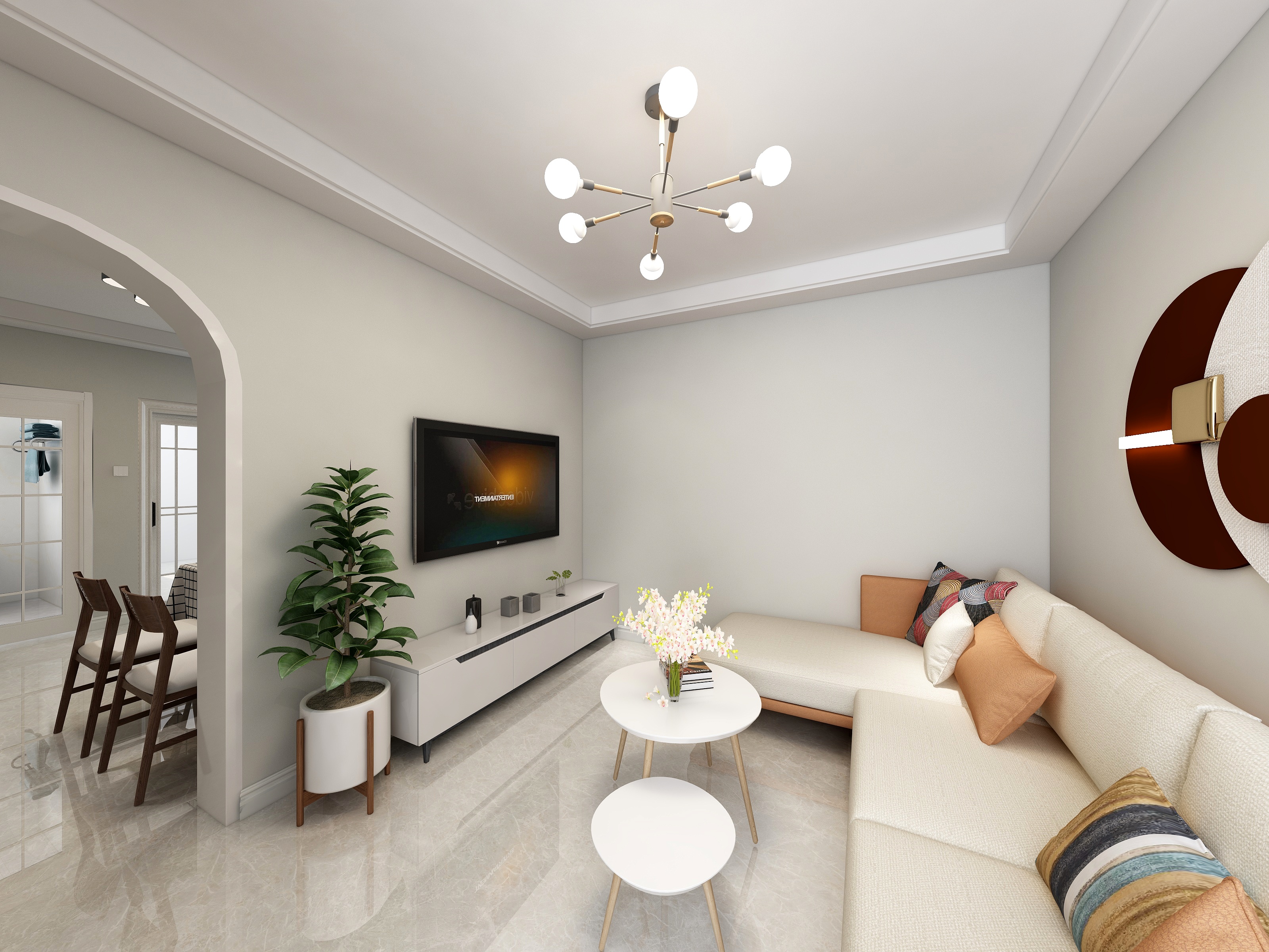 东台计全装饰-晨光满园18号楼202室.dwg-装修设计方案