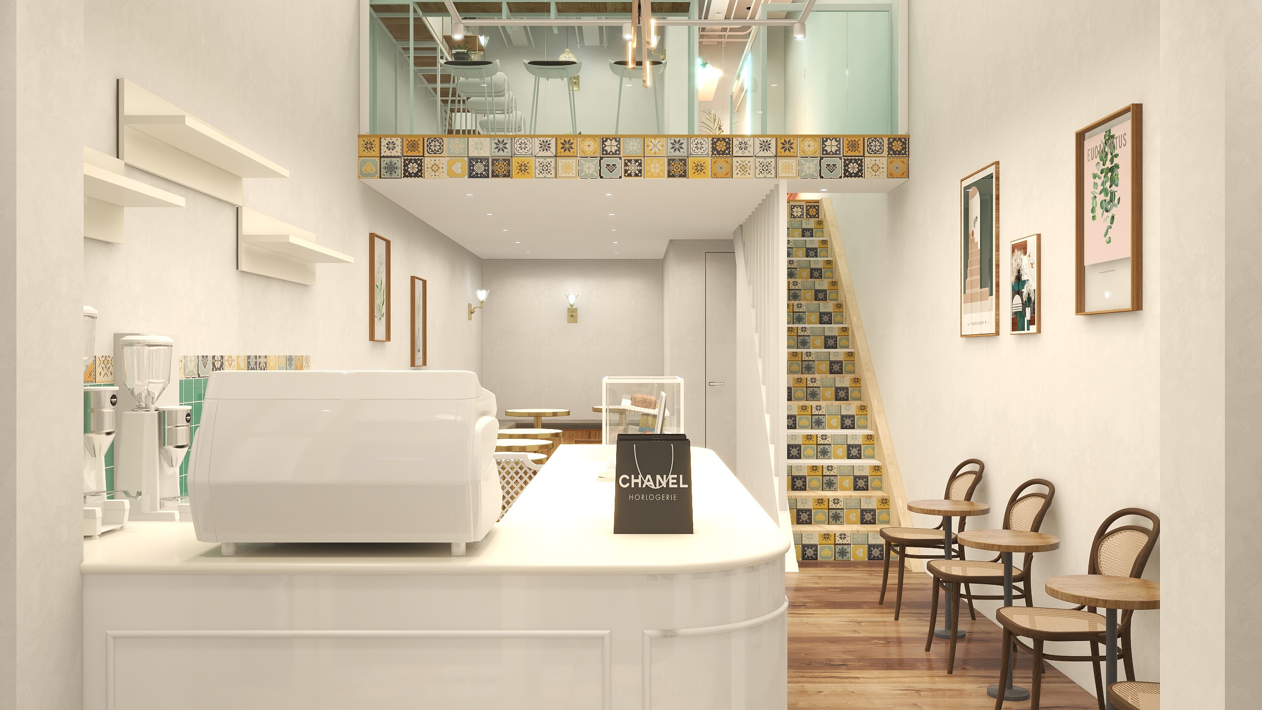 琥珀_川-咖啡厅.dwg-装修设计方案