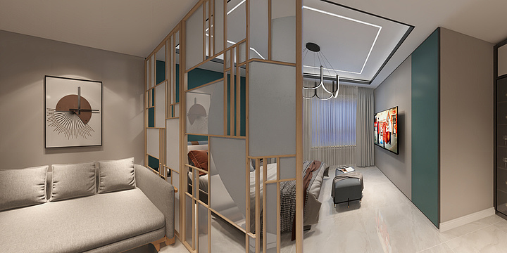 川匠装饰-兰花花公寓-装修设计方案