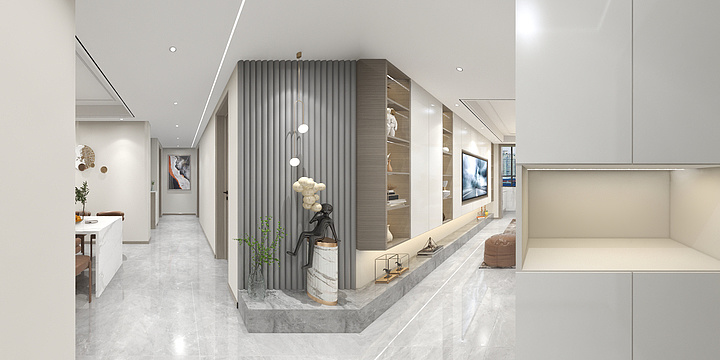 DESIGNWXY-惠园小区丨现代混搭-装修设计方案