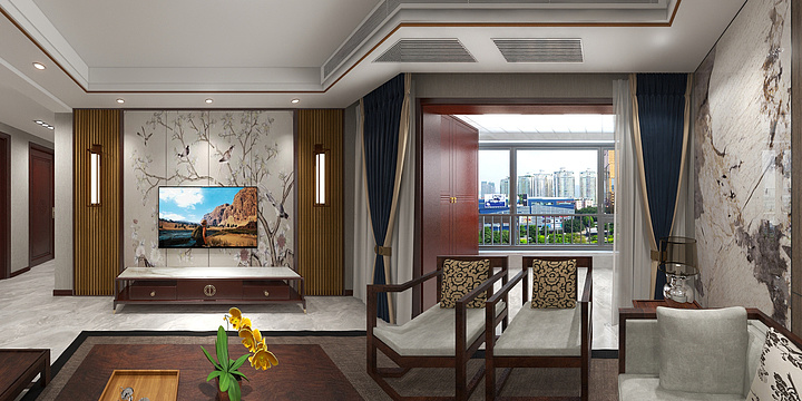 全屋定制整装123-星港尚荣府（新中式）杨设计-装修设计方案