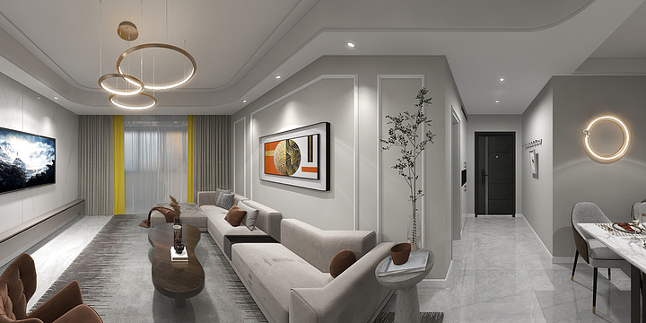 周成成设计-河畔花城.dwg-装修设计方案