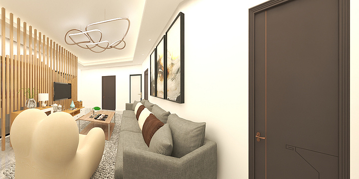 美居设计师1-瑞和园89.50㎡B户型3室2厅1卫-装修设计方案