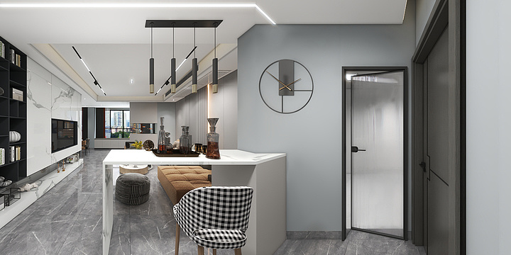 陈功丨全案设计-锦宏花园叶姐.dwg-装修设计方案