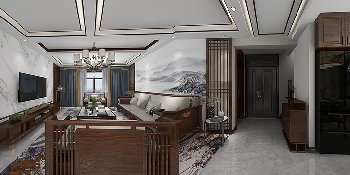 设计师LSF刘山逢-天韵尚城17-2-602-装修设计方案