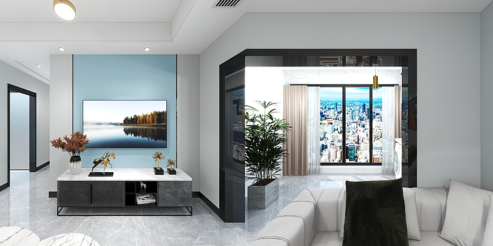 皮卡山的丘-华西城3-2402-装修设计方案