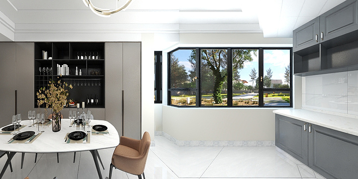 啊强0.0-凯旋御景11幢204 现代.dw-装修设计方案