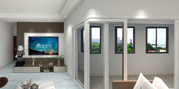 檀哲远-瑞和园89.50㎡B户型3室2厅1卫-装修设计方案