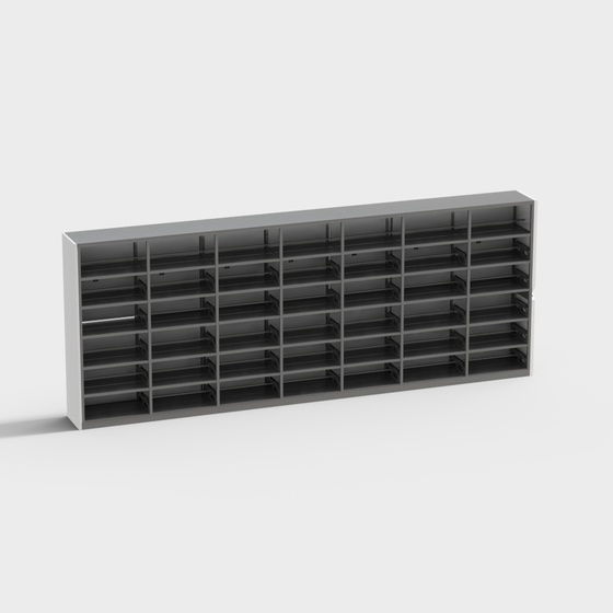 Scandinavian File Cabinet,black