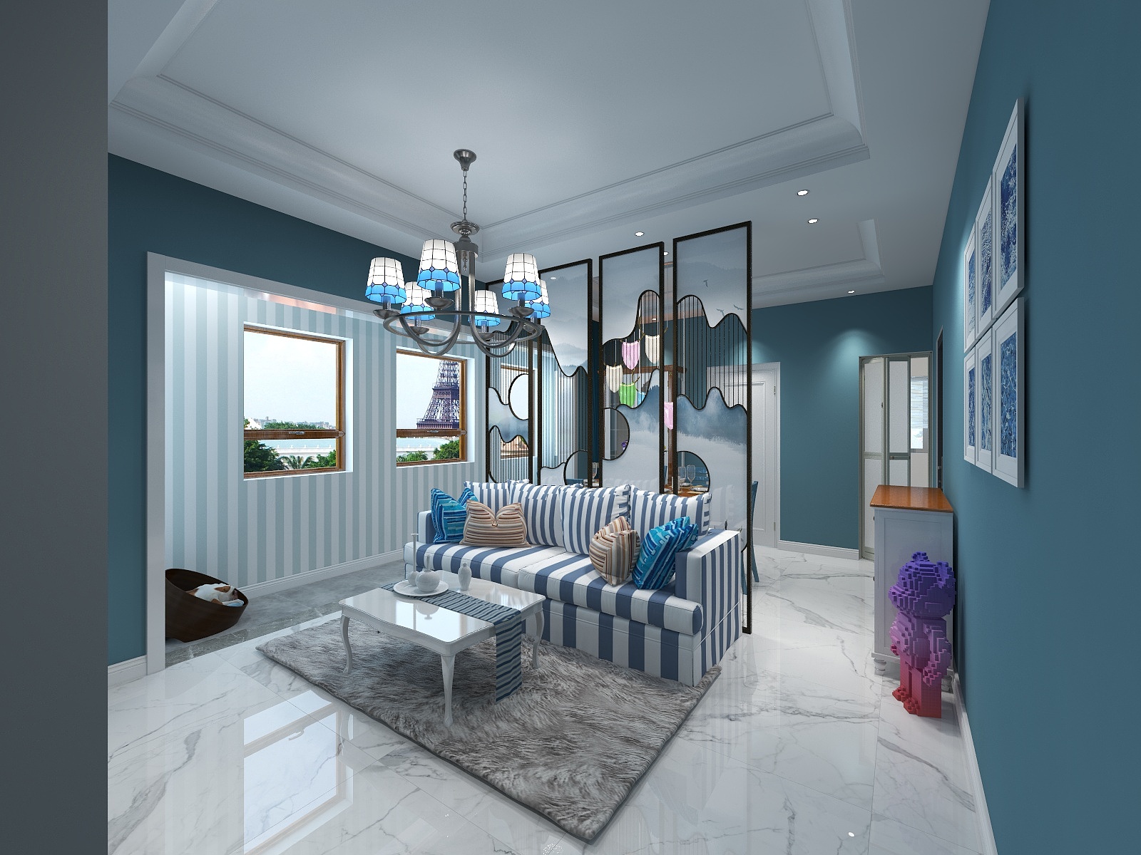 151****4944LEaB-瑞和园89.50㎡B户型3室2厅1卫-装修设计方案