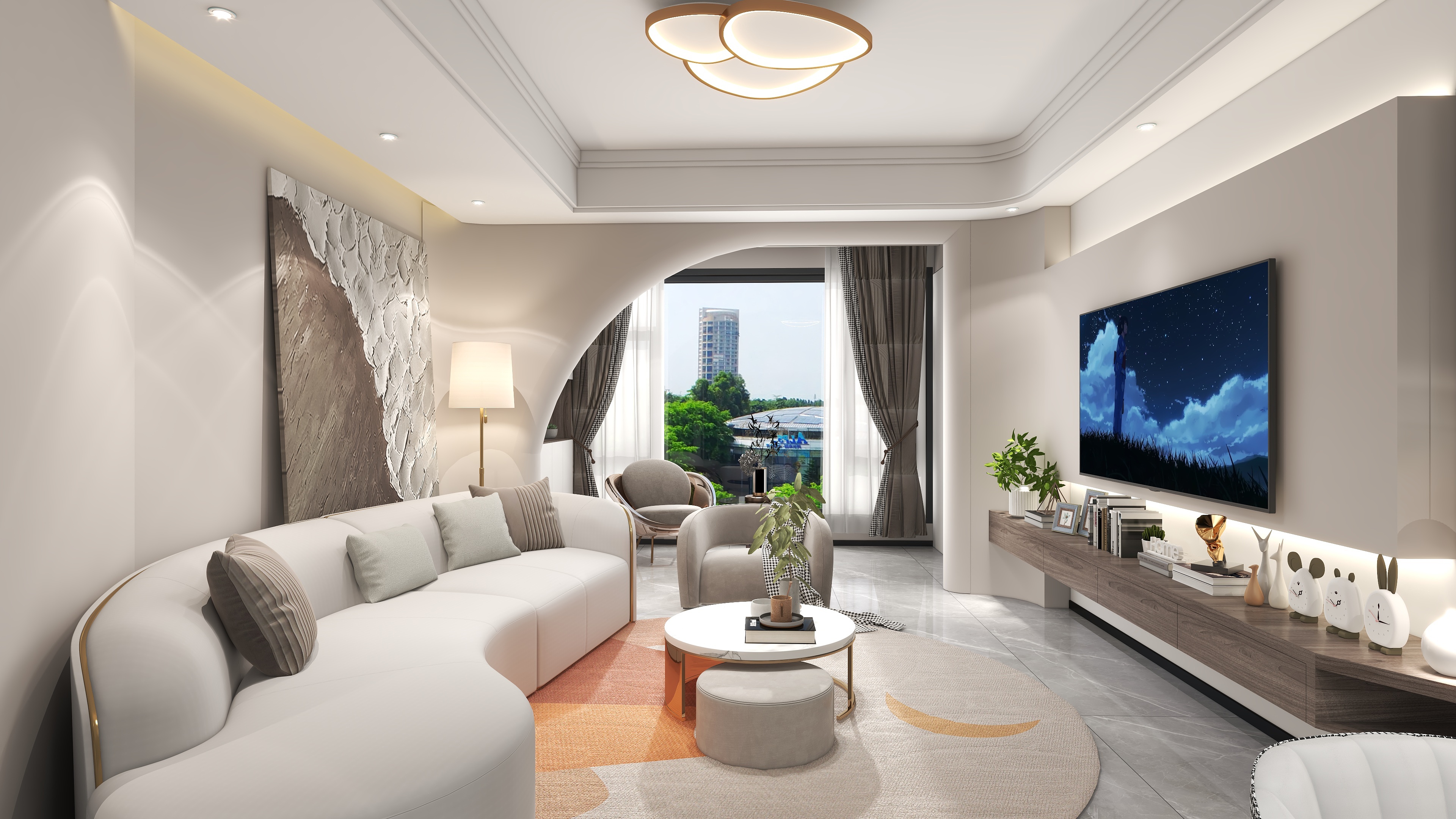 全案设计Mr.Jiang-书香名苑-现代-装修设计方案