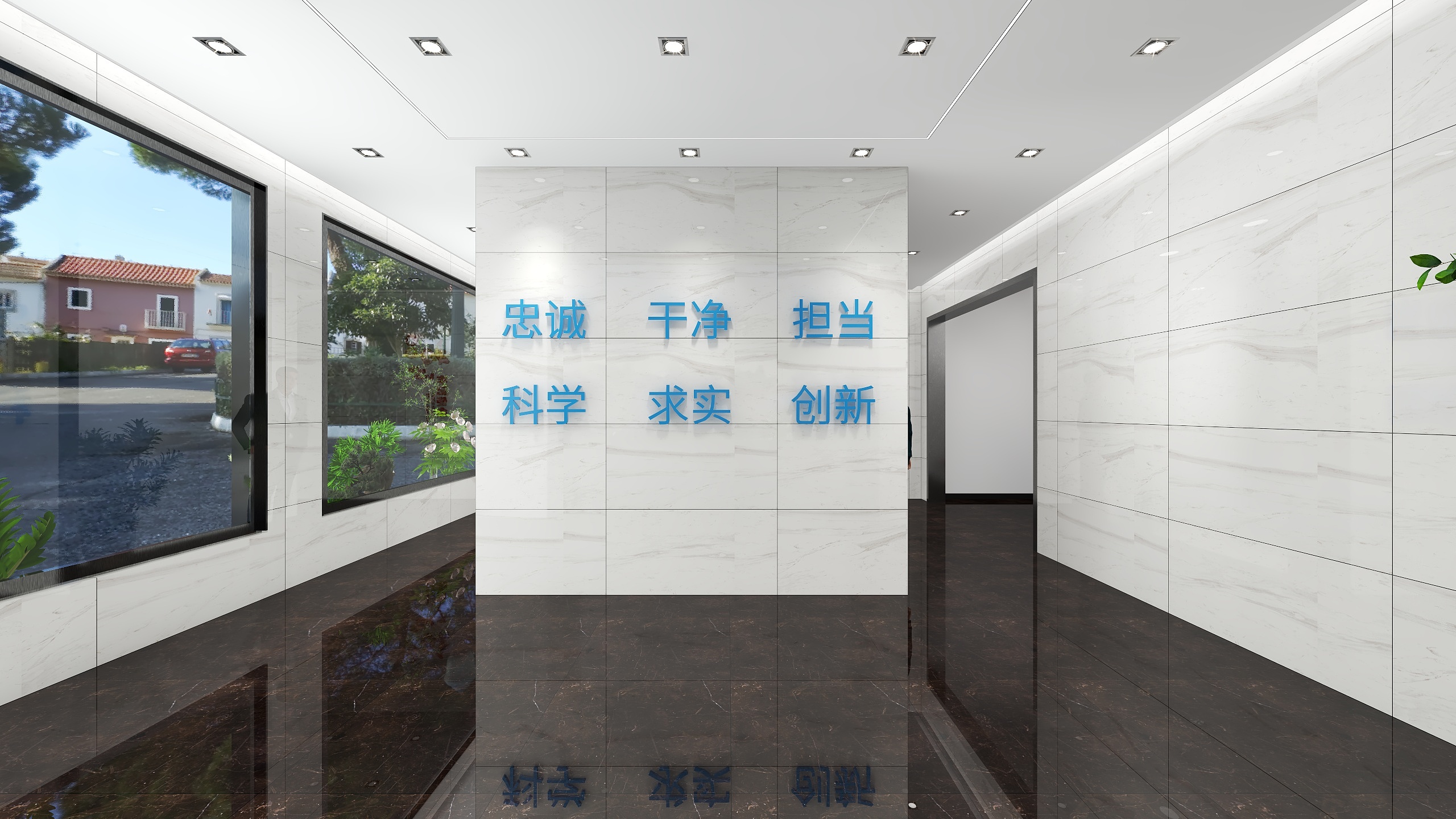 金尚装饰设计工作室-电梯大厅-装修设计方案