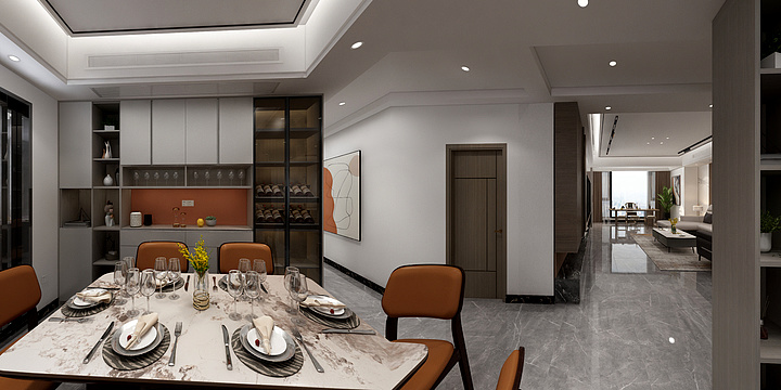 张曲xtma-湘江1号张影B3-2-504软装-装修设计方案