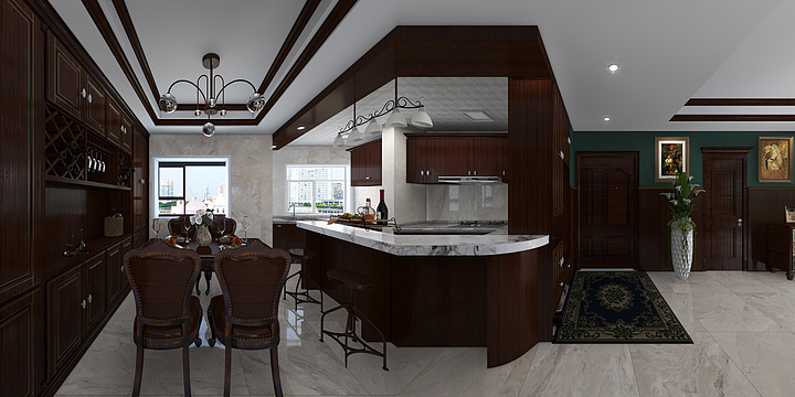 chuanqi6472-考核户型-装修设计方案