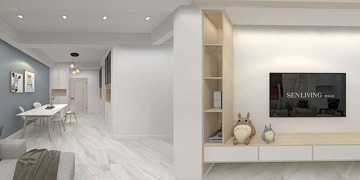 CZRE-城市之光10栋2902.dwg-装修设计方案