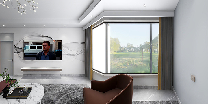 邵强-中车花溪镇二期58+63俩户合并户型-37-2-2-装修设计方案