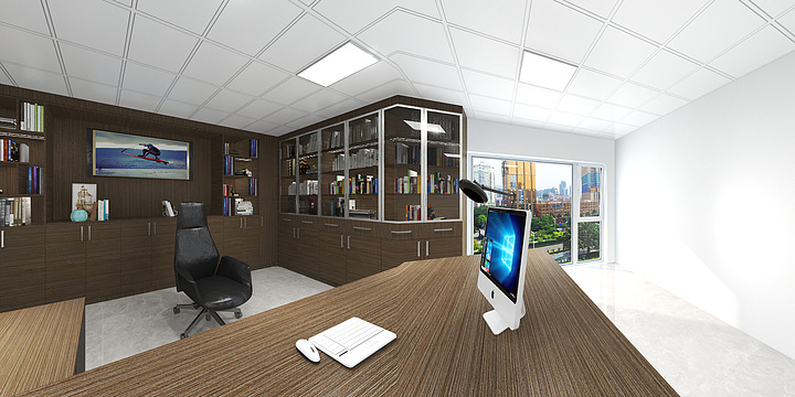 福田香江水性科天全屋定制-裕同办公室-副本-装修设计方案