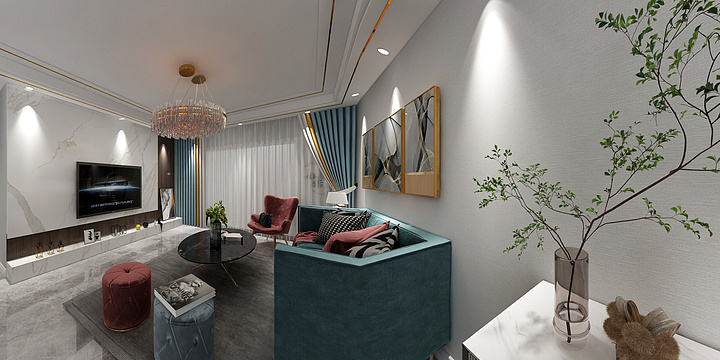 室内设计丨Mir李-金辉城130-装修设计方案