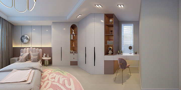 守真志满 逐物意移-中央公园侘寂风-装修设计方案