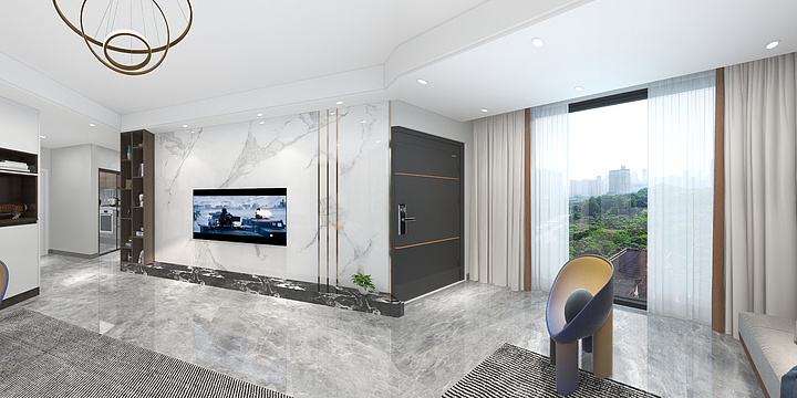 粤空间设计工作室-罗总雅居.dwg-装修设计方案