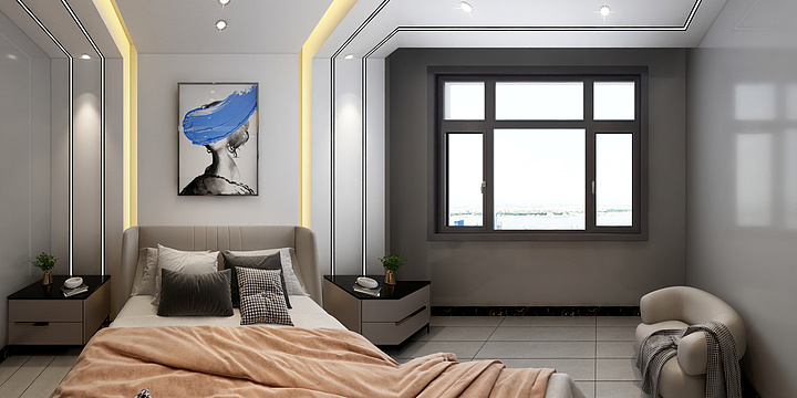 网络设计工作室-安华西-装修设计方案