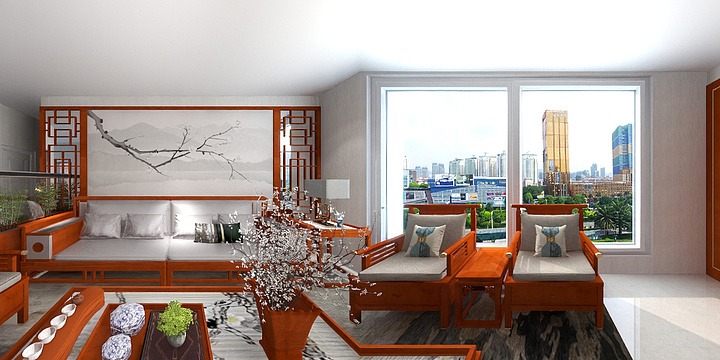 禾易-保利中式.dwg-装修设计方案