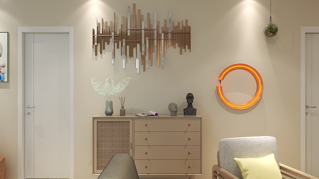 蘇哥哥-瑞和园89.50㎡B户型3室2厅1卫装修效果图