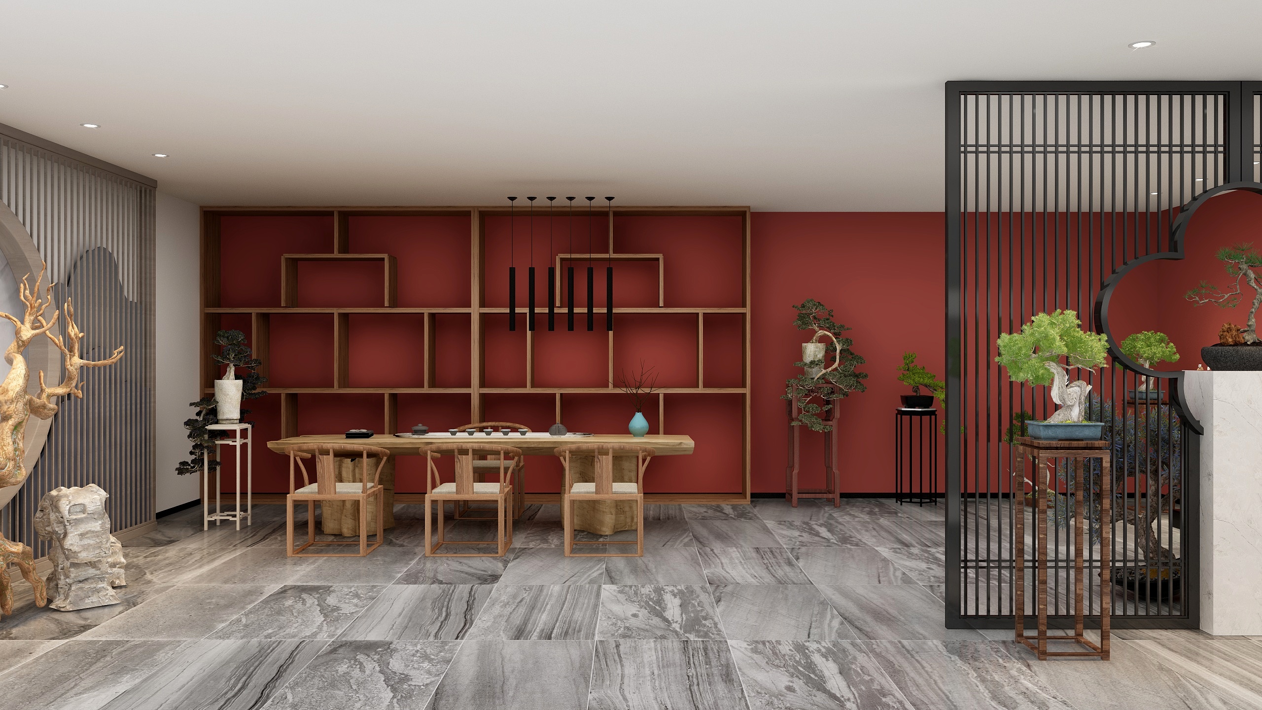 千彦空间设计-雲上木-太行崖柏红星店-装修设计方案