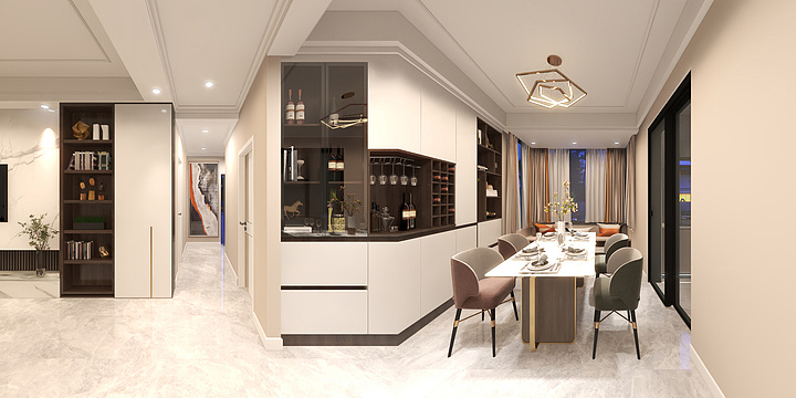 YuziDesign-书香雅苑-装修设计方案