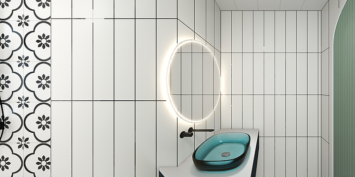 知许设计工作室-3室2厅1卫1厨-装修设计方案