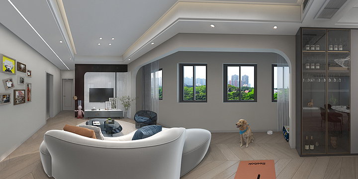 赵长生-瑞和园89.50㎡B户型3室2厅1卫-装修设计方案