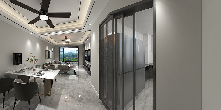 阿滕--金大地36#1902室-装修设计方案