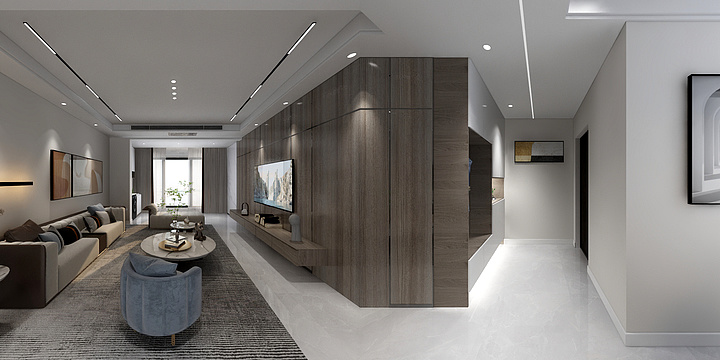 室内设计师李莉-佳田尚书院12-203-装修设计方案