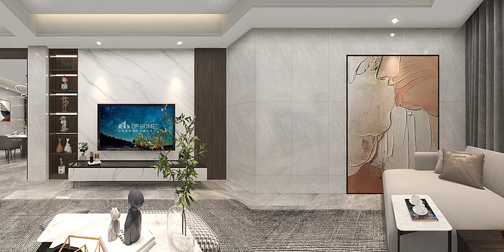 一叶设计机构-现代简约风格夏总雅居-装修设计方案