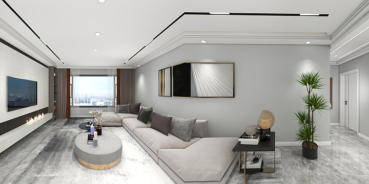 小辉效果图-2022-3-26海公馆--装修设计方案