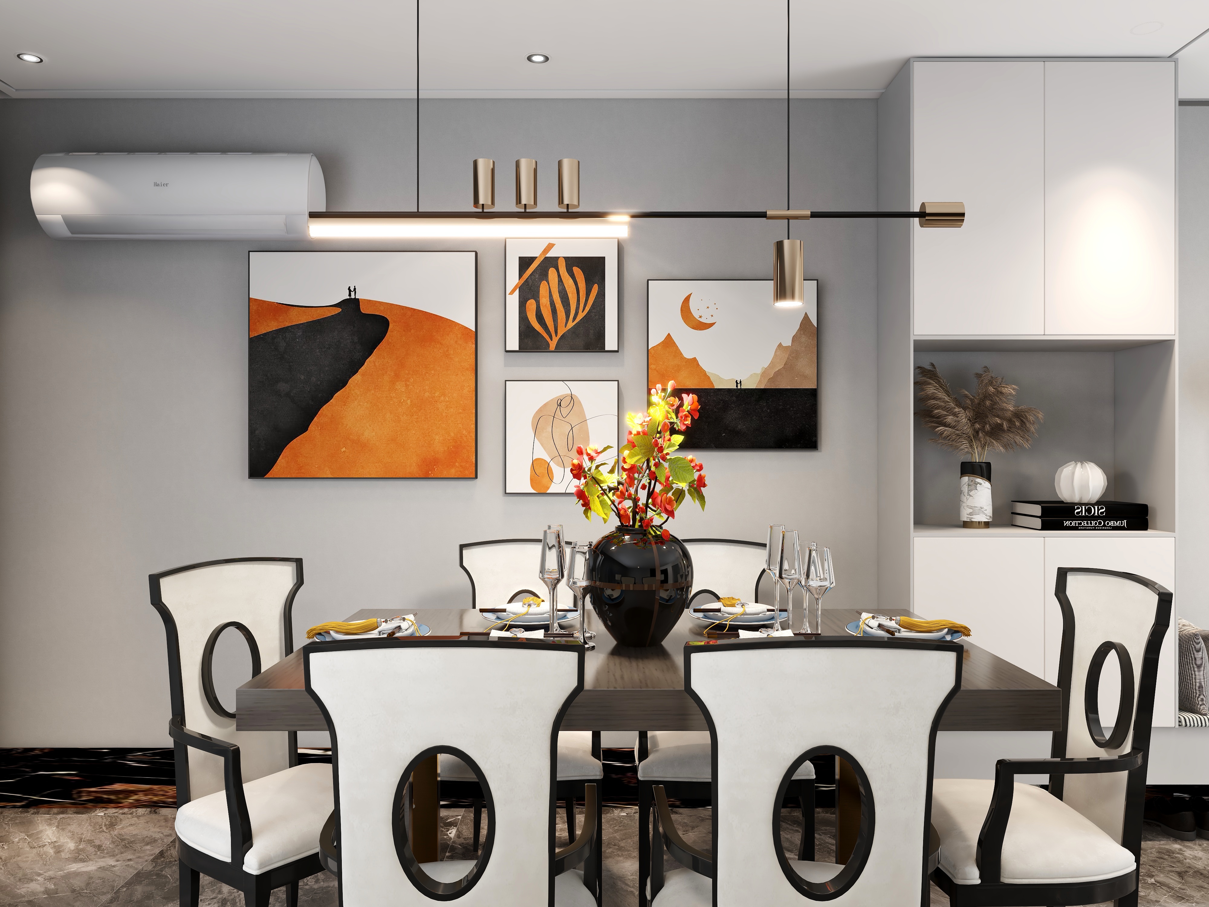 栗子在线绘图-新中式-装修设计方案