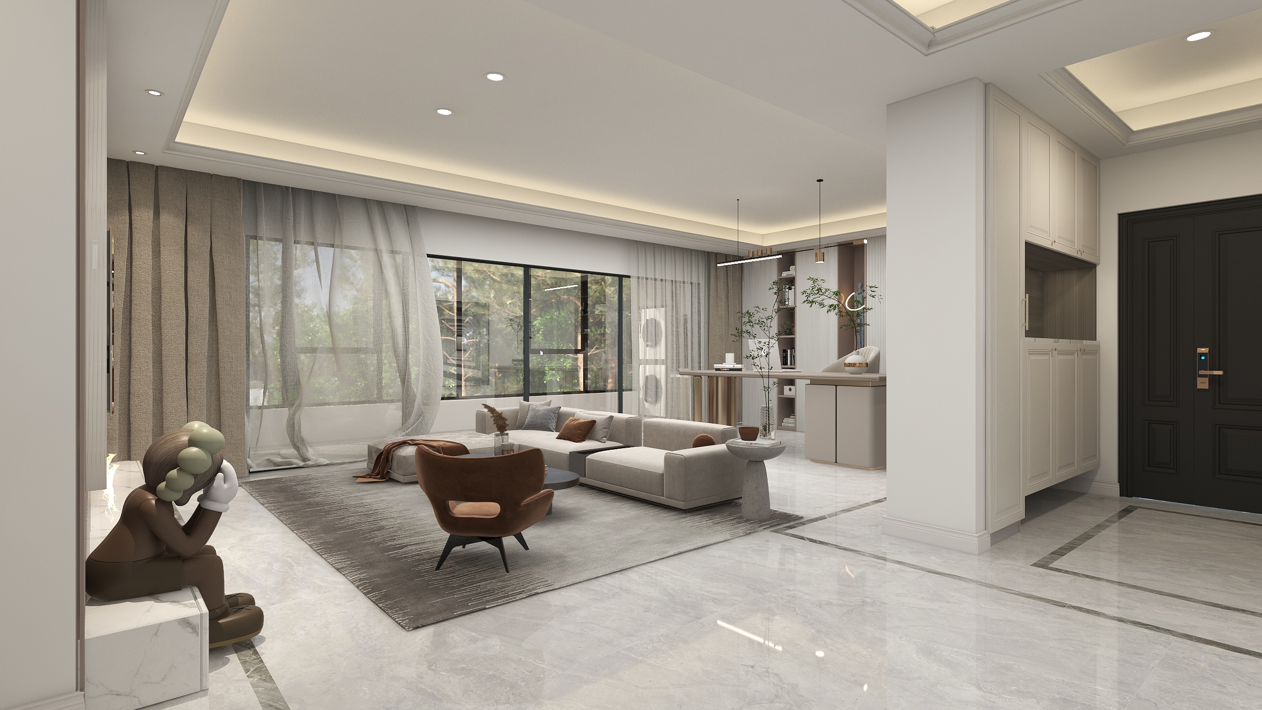 月光不凉-江山府.dwg-装修设计方案