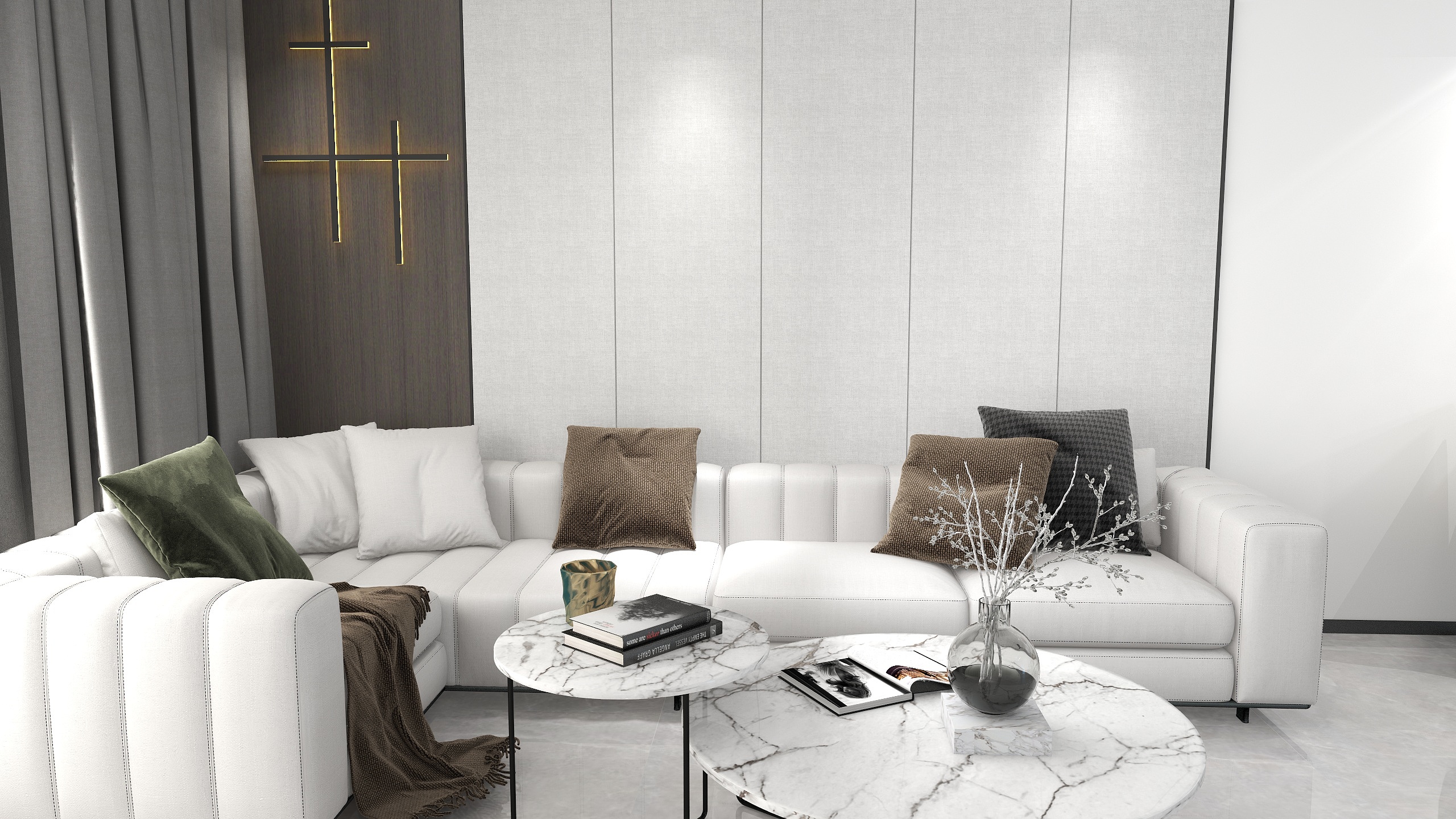 柚子.kvJB-三水工业中专肜培宇现代风设计-装修设计方案