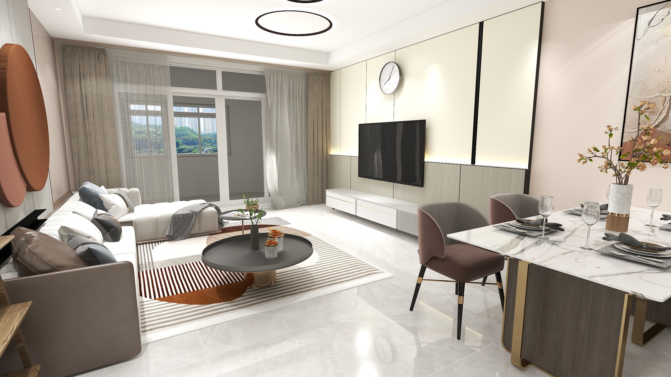 ForevermWqh-黑龙江建筑职业技术学院-盛绘-现代风格设计-装修设计方案