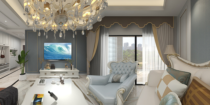 Design尚-建业森林半岛王女士145平方-装修设计方案