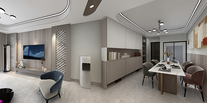 嘉丽豪营山全屋店-天悦城二期-装修设计方案