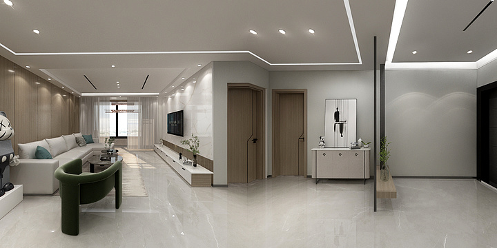 设计师张敬州-龙门印象城.dwg-装修设计方案