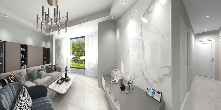 宏陶陶瓷西演茅店676940-泊悦18-1003-装修设计方案