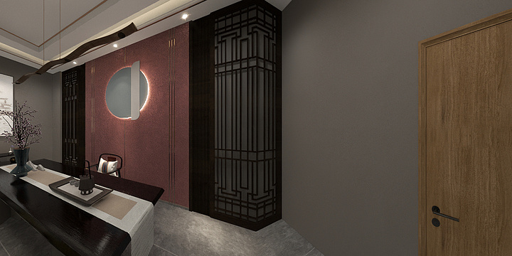 秦巍-孝义大益茶-装修设计方案