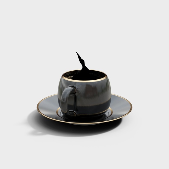 Teacup Set 3D Model